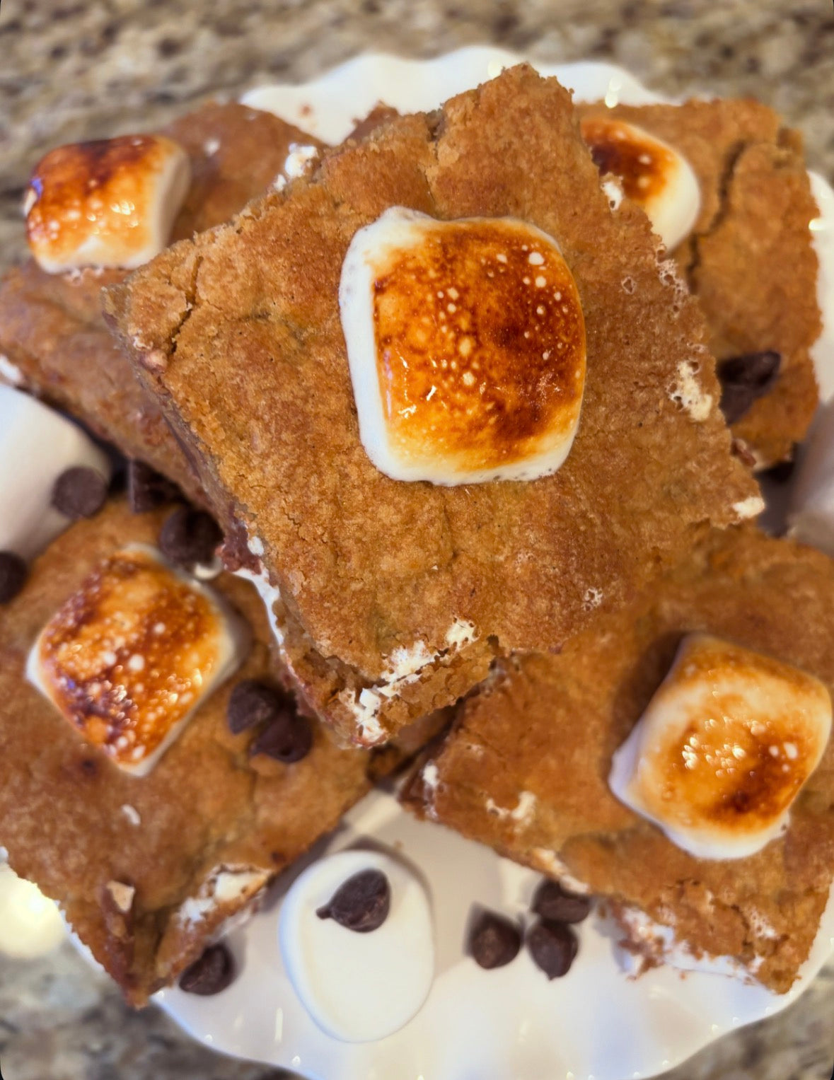 Peanut Butter S’more Blondies